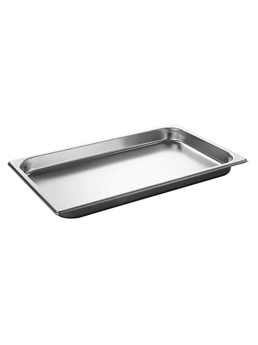 Gastronormbak - 1/1 GN - 5.3 Liter - H 4 x 53 x 32.5 CM - RVS - Caterchef - 953354 E953354 €16.65 Gastronorm bakken
