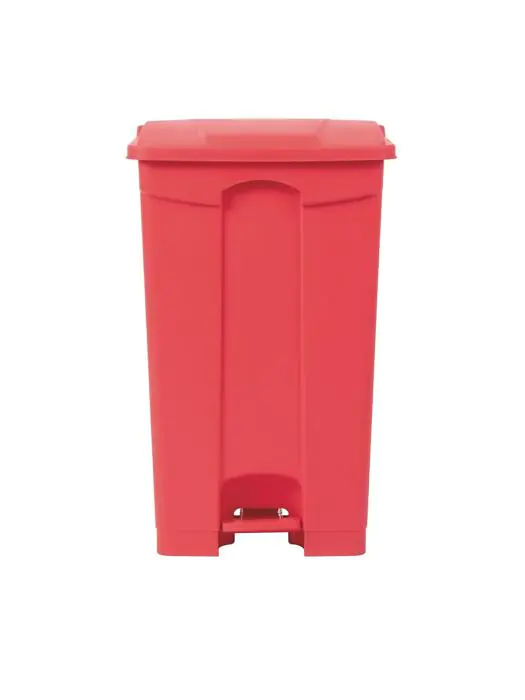 Afvalemmer - 87 Liter - Rood - H 82 x 49.5 x 40 CM - Polypropyleen - Jantex - DC712 DC712 €150.24 Afvalbakken