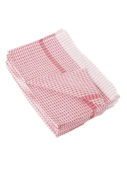 Theedoek - 10 stuks - Rood - 76.2 x 50.8 CM - Katoen/Polyester - Vogue - CC595 CC595 €11.99 Doeken