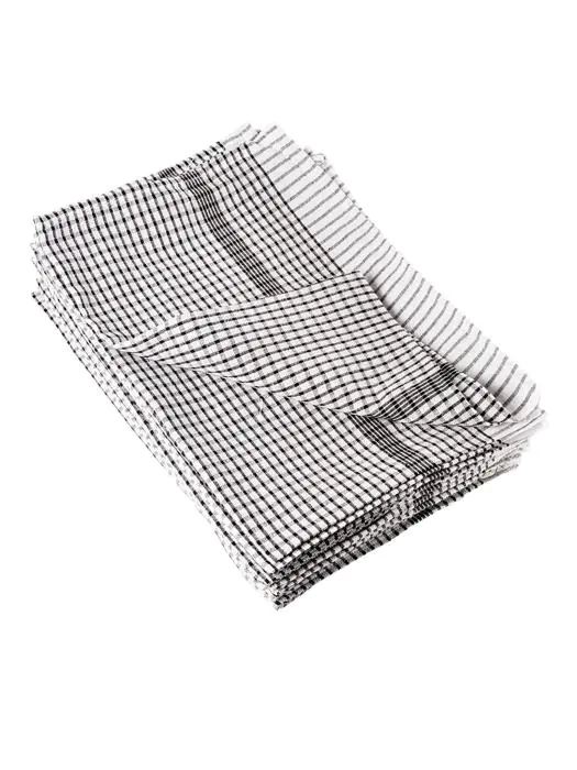 Theedoek - 10 stuks - Zwart - 76.2 x 50.8 CM - Katoen/Polyester - Vogue - CC597 CC597 €11.99 Doeken