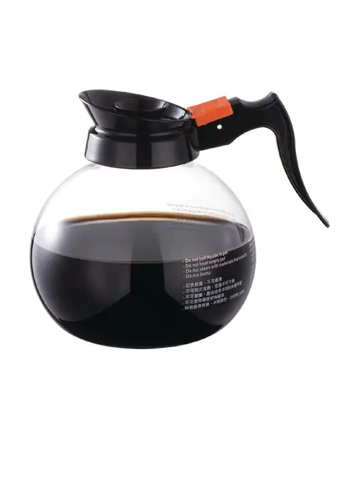Koffiekan - 1.8 Liter - H 11.75 x 9.15 x 9.6 CM - Glas - D821