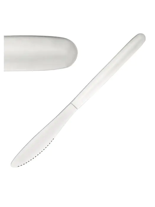 Tafelmes - 12 stuks - H 21.5 x 21.5 CM - RVS - Olympia - C116 C116 €6.69 Tafelmessen