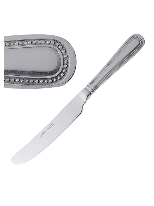 Tafelmes - 12 stuks - H 22.5 x 22.5 CM - RVS - Olympia - C125 C125 €21.99 Tafelmessen