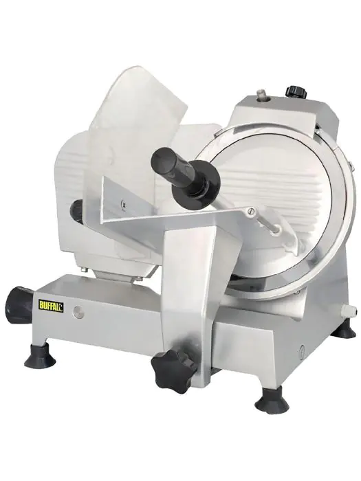 Vleessnijmachine - H 48.5 x 43.7 x 43.7 CM - 230 V - Aluminium - Buffalo - CD278 CD278 €481.00 Vlees / kaassnijmachines