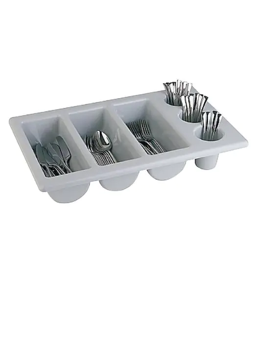 Bestekbak - Wit - H 10 x 32.5 x 53 CM - APS - CB675 CB675 €8.19 Bestek uitgifte units