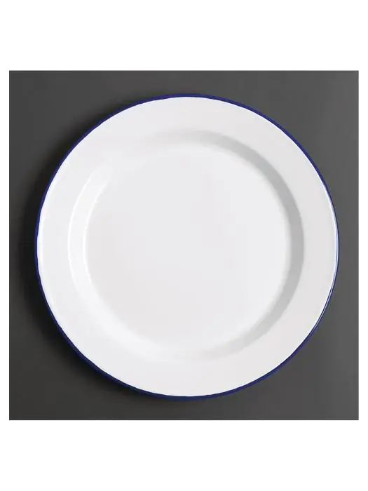 Bord - 6 stuks - Ø 24.5 CM - Emaille - Olympia - GM512 GM512 €19.66 Borden