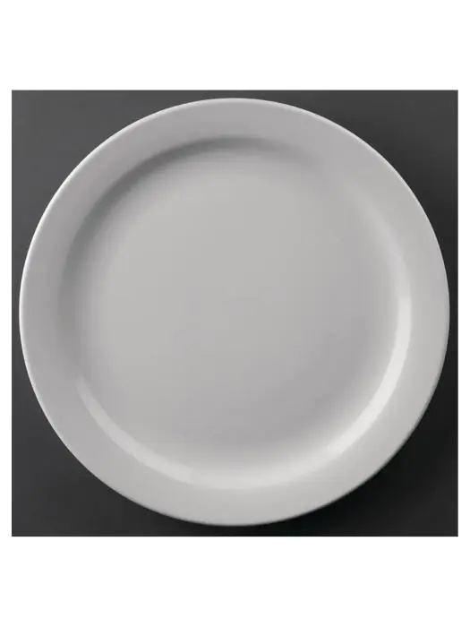 Bord - 12 stuks - Ø 22.6 x H 2.2 x 23 CM - Porselein - Olympia - CF363 CF363 €30.85 Borden