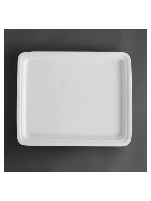 Gastronormbak - 1/2 GN - Wit - H 3 x 26.5 x 32.5 CM - Porselein - Olympia - CD716 CD716 €23.29 Schalen