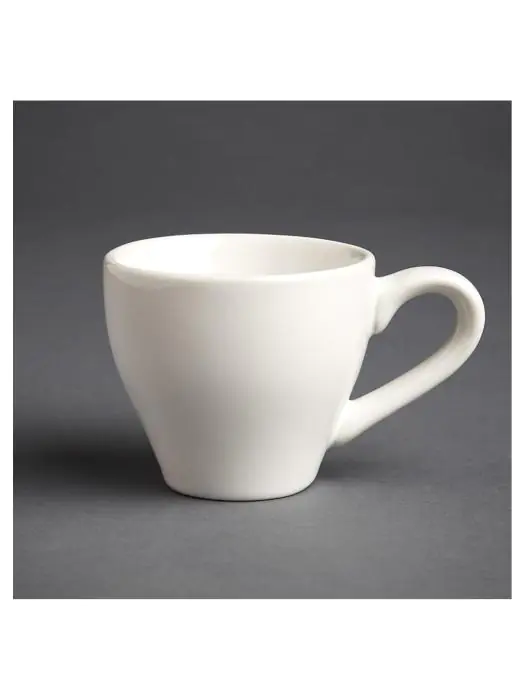 Espressokop - 10 CL - 12 stuks - Wit - H 6 x 9.4 CM - Steengoed - Olympia - GK071 GK071 €46.25 Kopjes & mokken