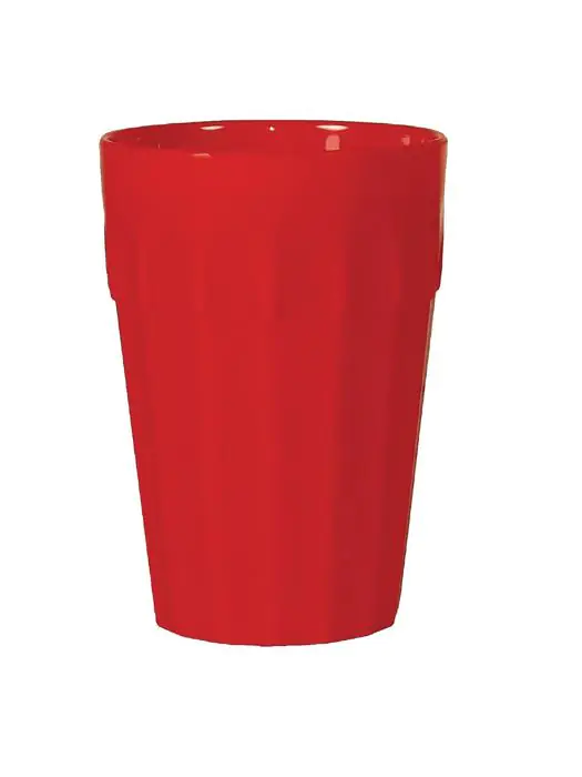 Beker - 14.2 CL - 12 stuks - Rood - H 8.4 CM - Polycarbonaat - Olympia - CE273 CE273 €11.39 Bekers en kopjes