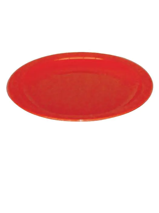 Bord - 12 stuks - Rood - Ø 23 CM - Polycarbonaat - Olympia - CB770 CB770 €26.30 Borden