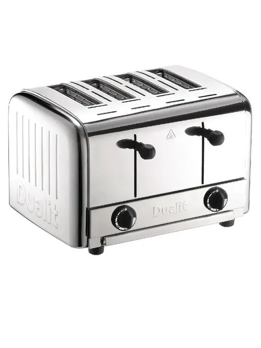 Broodrooster - Rvs - H 23 x 35 x 36 CM - 2700 W - 230 V - RVS - Dualit - DK840 DK840 €341.00 Tosti / broodrooster apparatuur