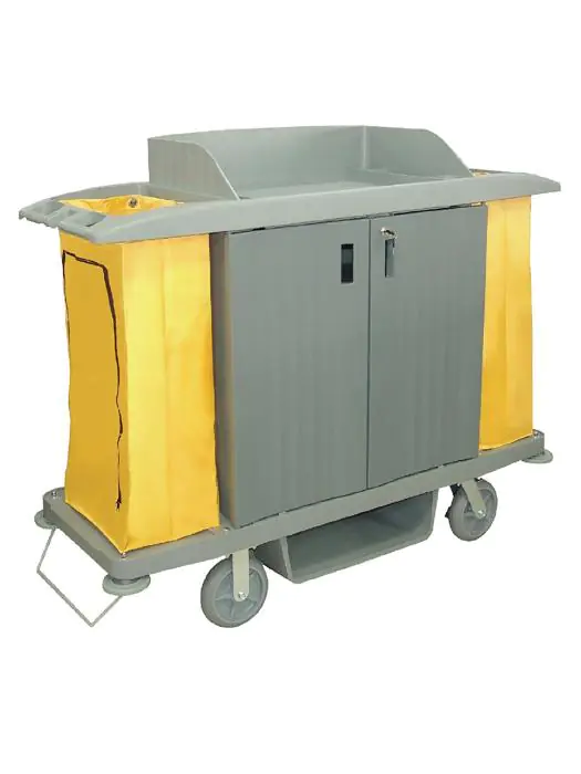 Huishoudwagen - 2 x 90 Liter - H 128.5 x 54 x 154 CM - Polypropyleen - Jantex - DL012 DL012 €570.00 Transportwagens