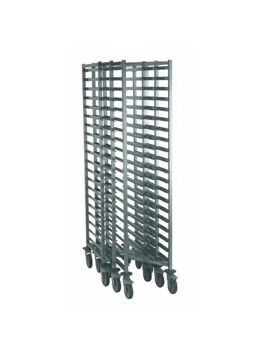 Regaalwagen - H 178.5 x 65.5 x 44.5 CM - RVS - Tournus - CG196 CG196 €489.55 Regaalwagens