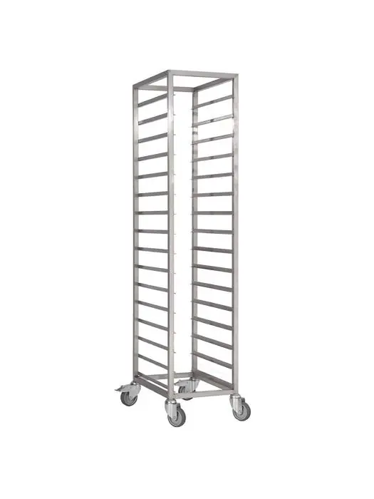 Regaalwagen - 1/1 GN - 18 etages - H 180 x 38 x 55 CM - RVS - Gastro M - DS457 DS457 €435.00 Regaalwagens