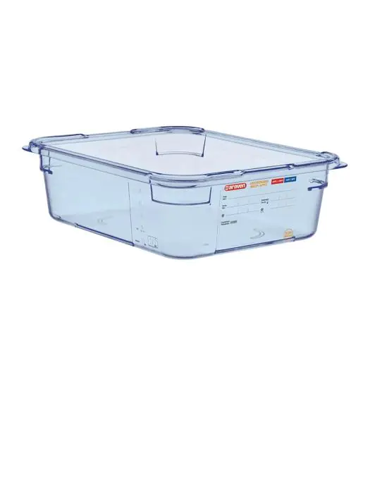 Voedseldoos - 1/2 GN - Blauw - H 10 x 32.5 x 26.5 CM - ABS - Araven - GP584 GP584 €19.39 GN bakken plastic