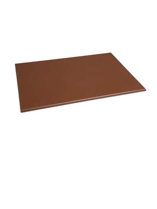 Snijplank - HDPE - Bruin - H 1.2 x 45 x 30 CM - Hogedichtheidpolyethyleen - Hygiplas - J004 J004 €12.19 Snijbladen / planken
