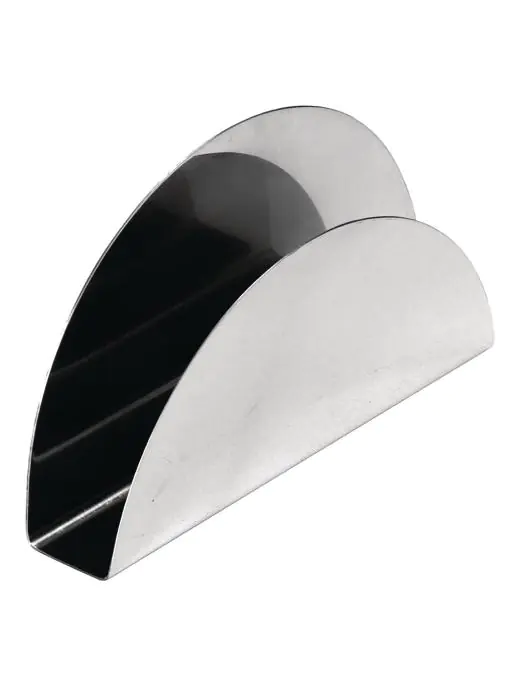 Servethouder - H 7.6 x 13 x 2 CM - RVS - Olympia - GF209 GF209 €2.29 Overige