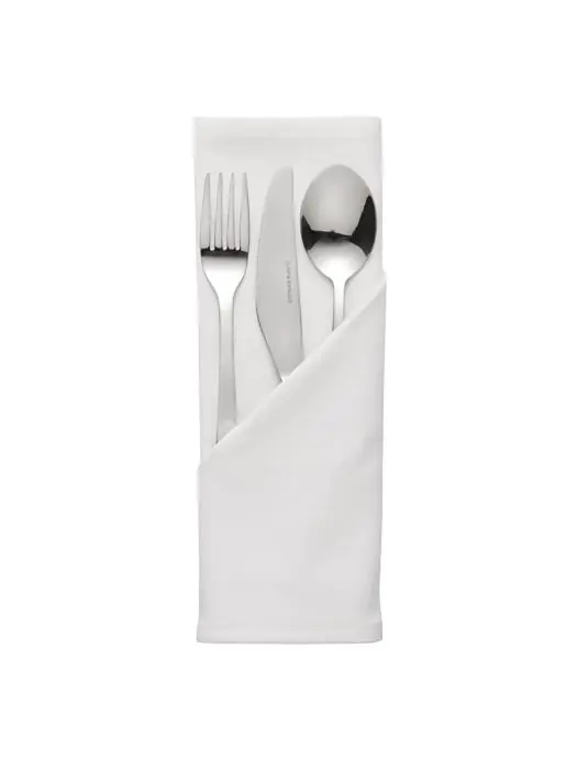 Servetten - 10 stuks - Wit - 51 x 51 CM - Polyester - Mitre Essentials - HB560 HB560 €15.79 Tafelrokken
