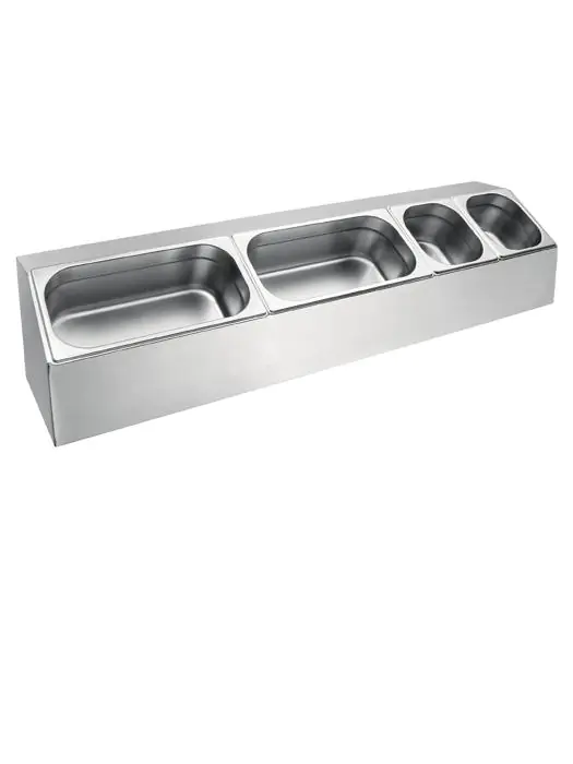 Gastronormbakhouder - H 15 x 97.5 x 25 CM - RVS - Vogue - CP542 CP542 €106.22 Gastronorm bakken