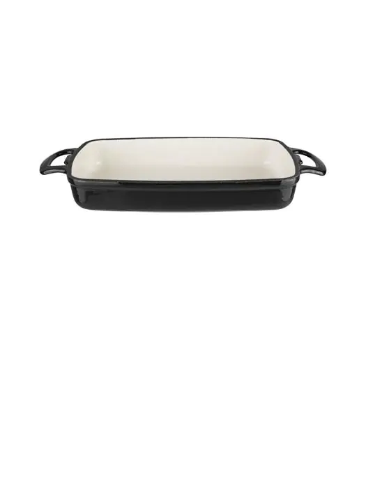 Ovenschaal - 2.8 Liter - Zwart - H 5.5 x 39 x 23.5 CM - Gietijzer - Vogue - GH324 GH324 €35.76 Ovenschalen