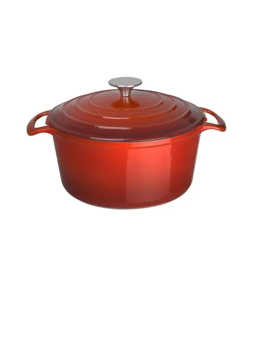Braadpan - Rood - Ø 20.5 x H 12 CM - Gietijzer - Vogue - GH304 GH304 €42.75 Braadpan