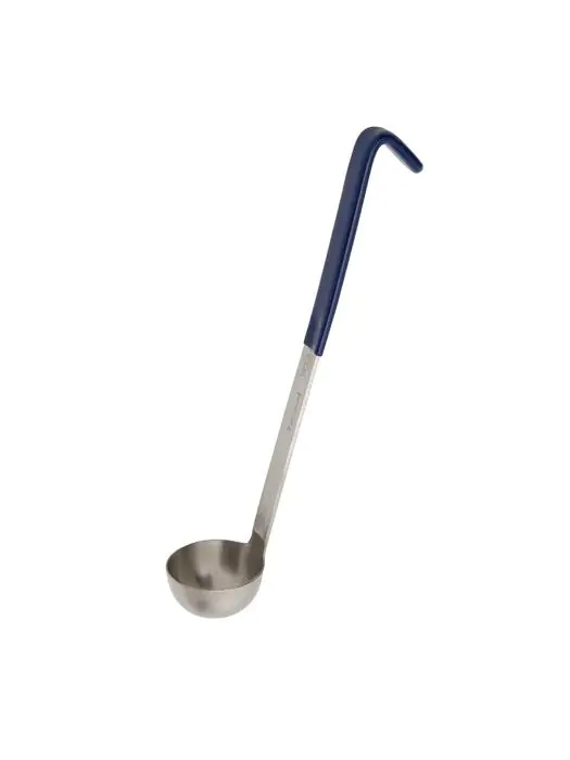 Opscheplepel - 6 CL - Blauw - H 26.5 x 1.3 x 6.5 x 34.5 CM - RVS - Vogue - CD145 CD145 €7.59 Opschep lepels