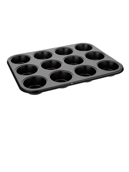 Bakvorm - 12 muffins - H 3 x 35 x 27 CM - Koolstofstaal - Vogue - GD011 GD011 €16.69 Bakvormen