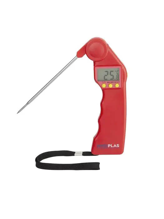 Thermometer - Digitaal - Rood - Kunststof - Hygiplas - CF913 CF913 €13.99 Thermometer