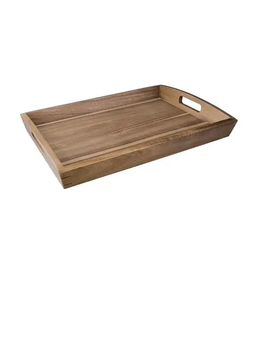Dienblad - H 7 x 50.8 x 35 CM - Acaciahout - Olympia - GM266 GM266 €32.25 Buffetdienbladen