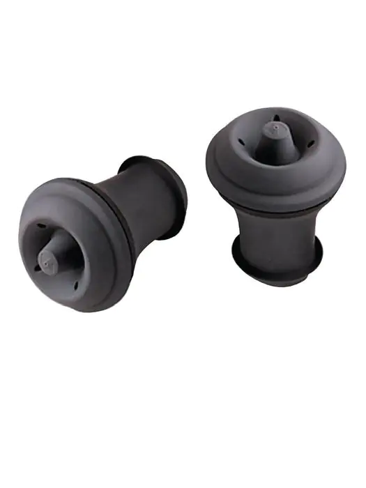 Stop flessenstopper - 2 stuks - H 4 x 3.2 x 3.2 CM - Vacu-vin - CC195 CC195 €8.39 Overige