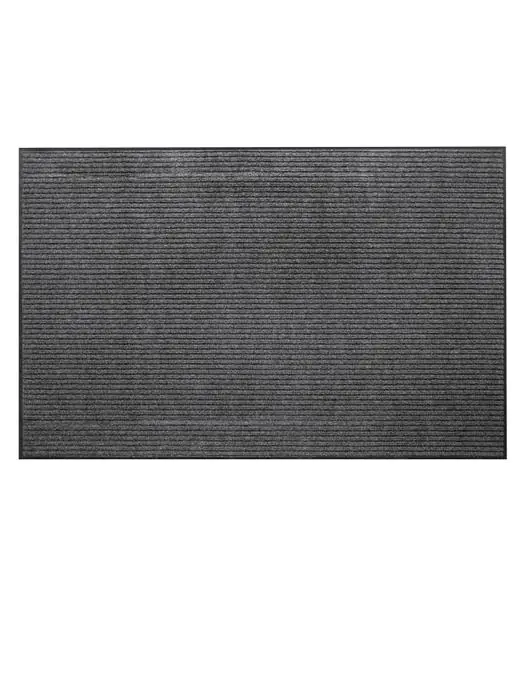 your GEAR Deurmat, grijs, in 5 maten, voor binnen en buiten, antislip, rubberen rand, 150 x 90 cm, 120 x 90, 180 x 60, 90 x 60 cm, 60 x 45 cm, grijs