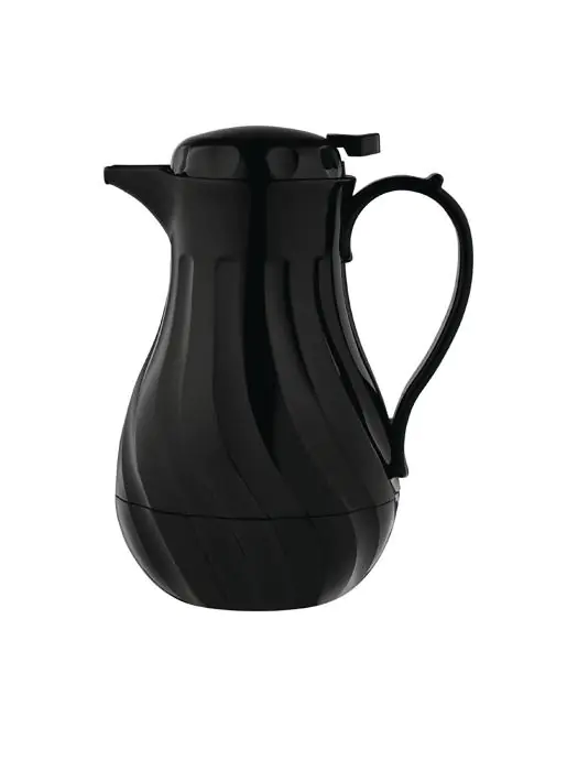 Thermoskan - 2 Liter - Zwart - Ø 18.2 x H 28.4 x 21.9 CM - Kunststof - Olympia - GL970 GL970 €22.59 Isoleerkan