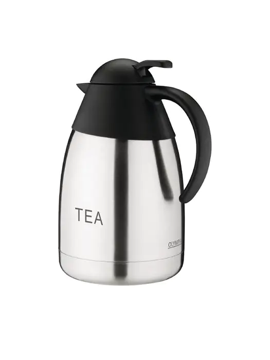 Thermoskan - Tea - 1.5 Liter - Ø 14 x H 25 CM - RVS/Polypropyleen - Olympia - DL160 DL160 €22.39 Isoleerkan