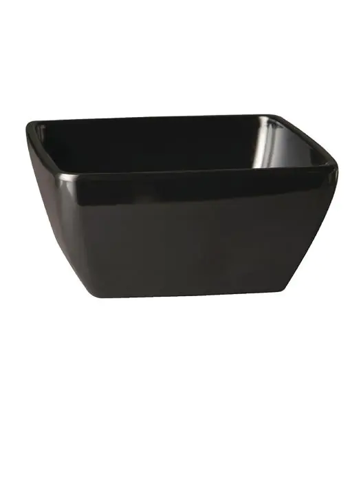 Kom - 1.5 Liter - Zwart - H 9 x 19 x 19 CM - Melamine - APS - GF137 GF137 €26.20 Kommen