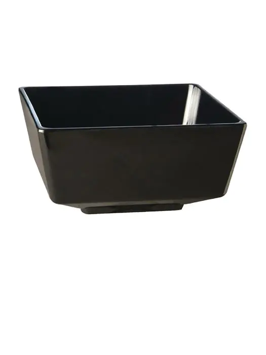 Kom - 4 Liter - Zwart - H 12 x 25 x 25 CM - Melamine - APS - GF099 GF099 €25.56 Kommen