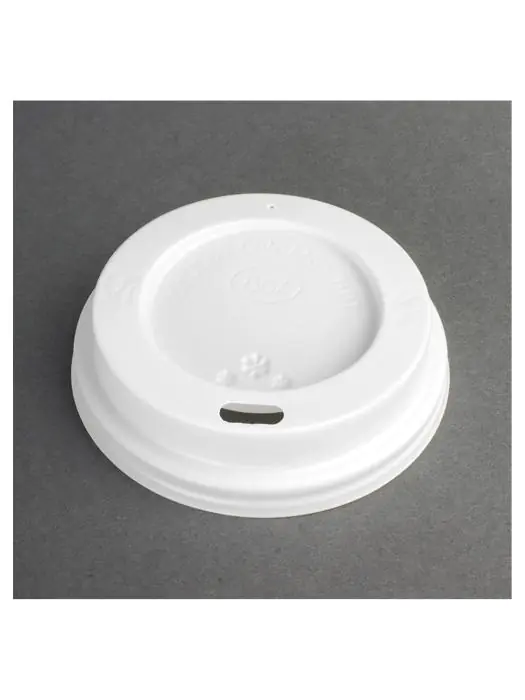 Deksel koffiebeker - 0.26 Liter - 50 stuks - Ø 8 x H 1.6 CM - Kunststof - Fiesta - CE263 CE263 €3.49 Overige