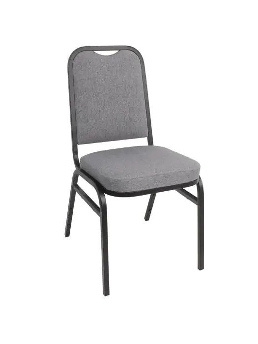 Stapelstoel - 4 stuks - Grijs - H 89.5 x 45 x 54 CM - Staal - Bolero - DA602 DA602 €291.99 Stoffen stoelen