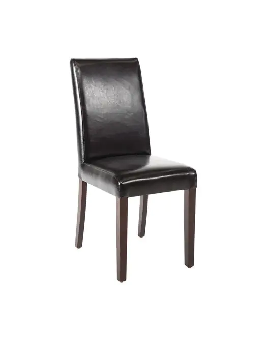 Horeca stoel - 2 stuks - Zwart - H 94 x 40.5 x 50 CM - Pu Leer/Berkenhout - Bolero - GF954 GF954 €254.99 Lederen stoelen
