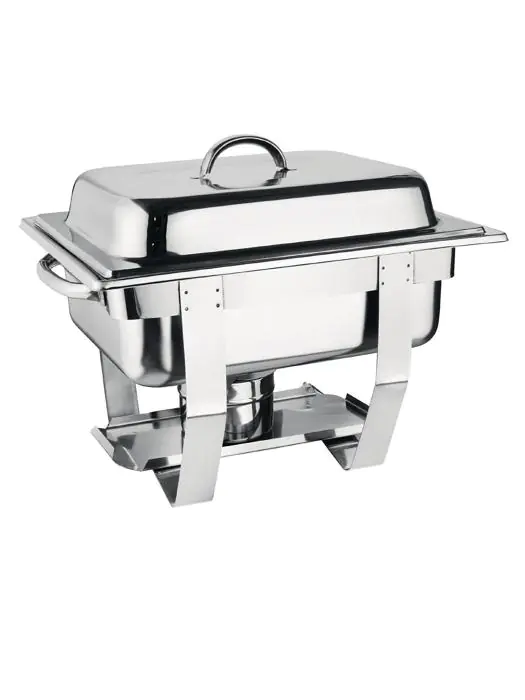 Chafing dish set - 1/2 GN - 3.7 Liter - Zilver - H 30 x 36.5 x 30 CM - RVS - Olympia - CN607 CN607 €51.13 Chafing dish