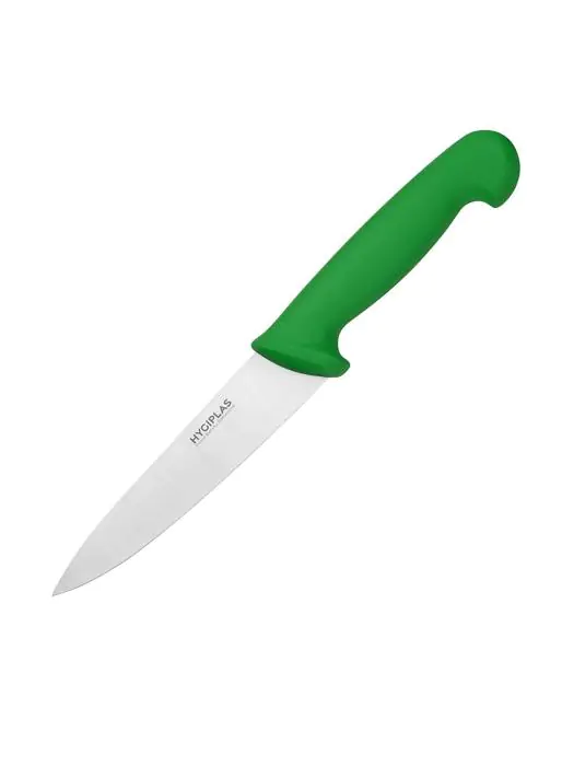 Koksmes - Groen - H 3.3 x 3.5 x 29.5 CM - RVS - Hygiplas - C864 C864 €6.99 Keukenmessen