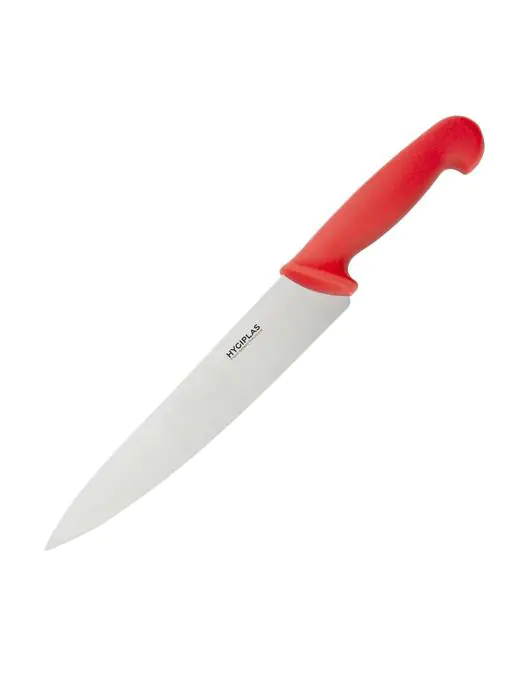 Koksmes - Rood - H 4.8 x 3.5 x 34.5 CM - RVS - Hygiplas - C895 C895 €6.99 Keukenmessen