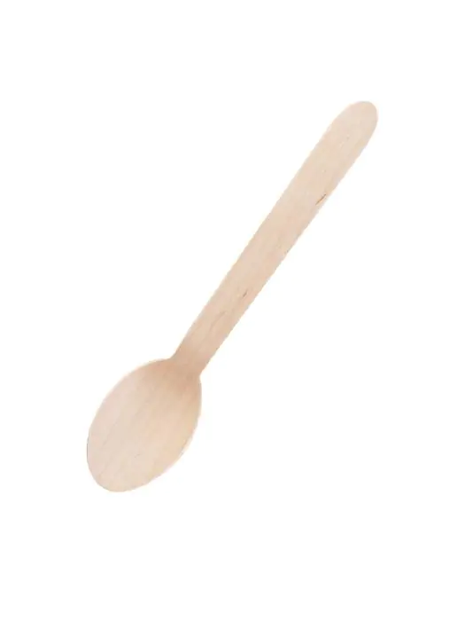 Dessertlepels - Afbreekbaar - 100 stuks - 16.6 CM - Berkenhout - Fiesta Green - CD904 CD904 €2.99 Dessertlepels