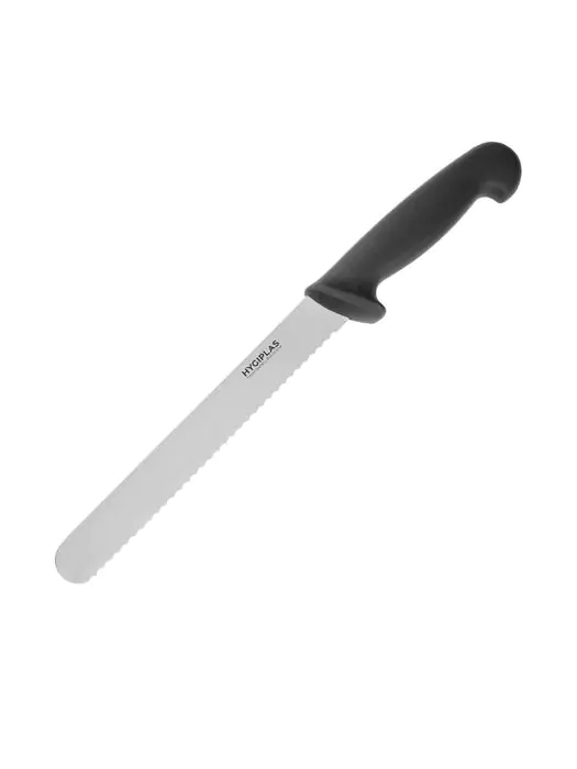 Broodmes - Zwart - H 2.5 x 3.5 x 33.5 CM - RVS - Hygiplas - D734 D734 €6.49 Keukenmessen