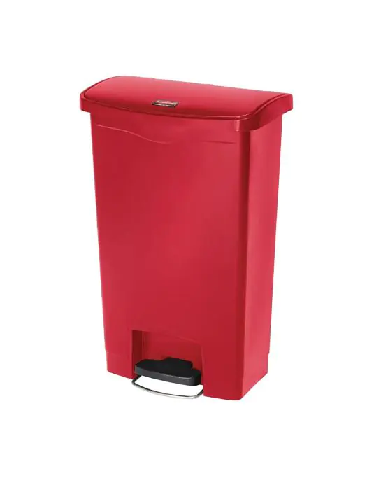 Pedaalemmer - 50 Liter - Rood - H 71.9 x 45.7 x 29.2 CM - Polyethyleenhars - Rubbermaid - GL026 GL026 €160.74 Afvalbakken