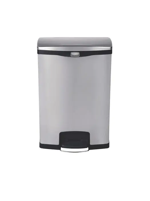 Pedaalemmer - 90 Liter - H 80.85 x 41.25 x 69 CM - RVS - Rubbermaid - GE939 GE939 €353.16 Afvalbakken