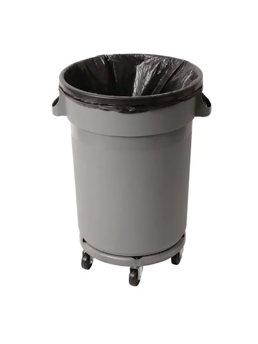 Wielbasis afvalcontainer - Grijs - Jantex - L645 L645 €58.99 Overige