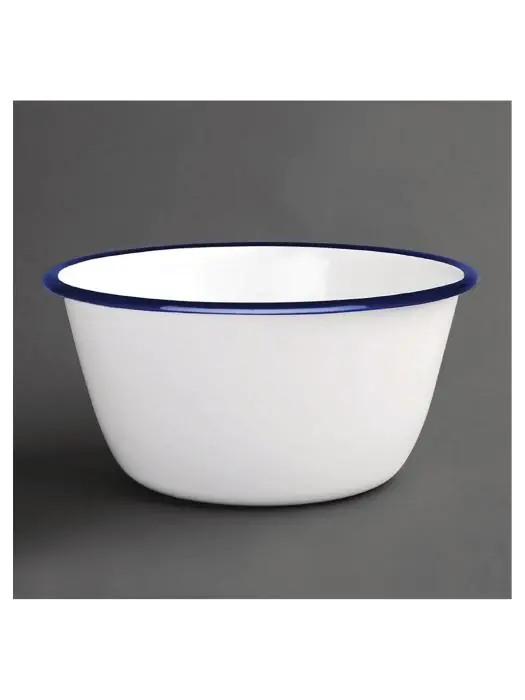 Puddingschaal - 88 CL - 6 stuks - Ø 15.5 x H 7.5 CM - Emaille - Olympia - DC389 DC389 €21.32 Schaaltjes en potjes