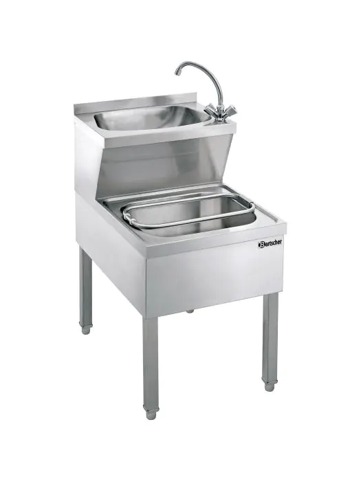 Handwasbak - Op onderstel - Bartscher - 401618 401618 €440.96 RVS wasbakken / spoelbakken