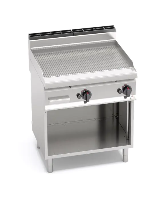 Bakplaat - 80 CM - Geribbeld - Gas - Staand - Berto's - G7FR8M-2 G7FR8M-2 €2,499.00 Berto's 700 line